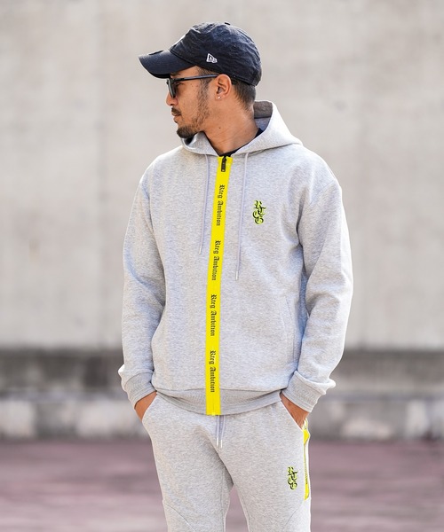 adamsJUGGLER(アダムスジャグラー)の「RTEGネオン/OEジップフーディー(パーカー・メンズ・グレー/ブラック・S/M/L/XL)」の18枚目の写真