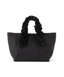 フリルハンドルトートバッグ