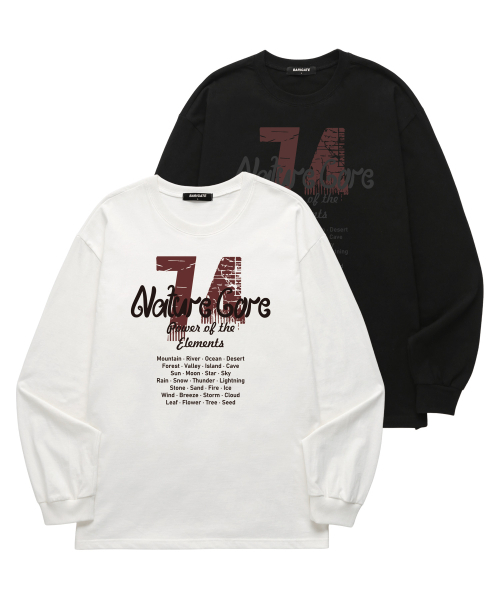 BARIGATE（バリゲート）の「74 NATURE CORE ロングスリーブ (BLS041) ホワイト（Tシャツ/カットソー・メンズ・その他・SMALL/MEDIUM/LARGE/X-LARGE/XX-LARGE）」の4枚目の写真