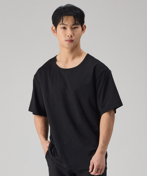 NTBC(エヌティービーシー)の「Uネッククールベーシック半袖Tシャツ_2COLOR(Tシャツ/カットソー・レディース・ホワイト/ブラック・MEDIUM/LARGE/X-LARGE)」の15枚目の写真