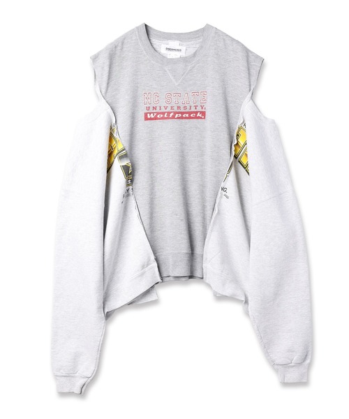Open Shoulder Docking Wide Sweat（スウェット）｜DISCOVERED 