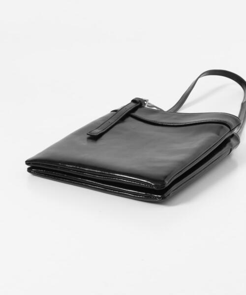 KBF(ケイビーエフ)の「ダブルポケットベルトBAG(ショルダーバッグ・レディース・キャメル/ブラック・ONE)」の9枚目の写真