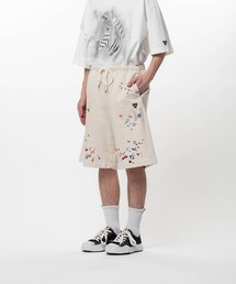 【MIHARAYASUHIRO/ミハラヤスヒロ】Kids Sticker Printed Sweat Shorts / KIDS STICKER SHORTS