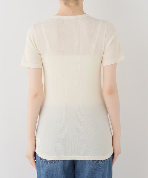 JOURNAL STANDARD（ジャーナルスタンダード）の「マルチマッチハリヌキテレコTEE（Tシャツ/カットソー・レディース・ブラウン/レッド/アイボリー・FREE）」の4枚目の写真