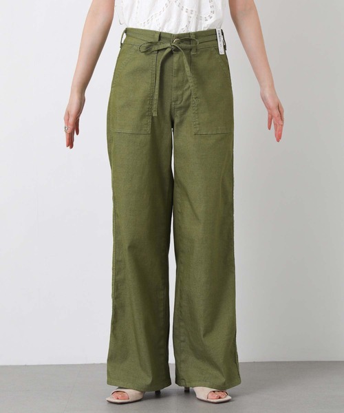 Gready Brilliant(グレディブリリアン)の「サマーベイカーワイドパンツ(デニムパンツ・レディース・カーキ・S/M)」の10枚目の写真