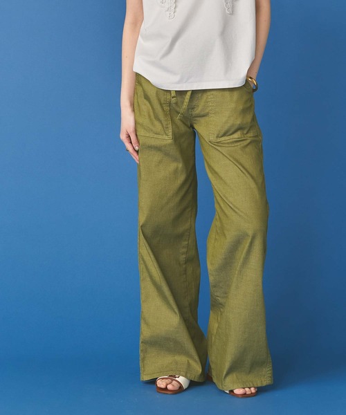 Gready Brilliant(グレディブリリアン)の「サマーベイカーワイドパンツ(デニムパンツ・レディース・カーキ・S/M)」の14枚目の写真