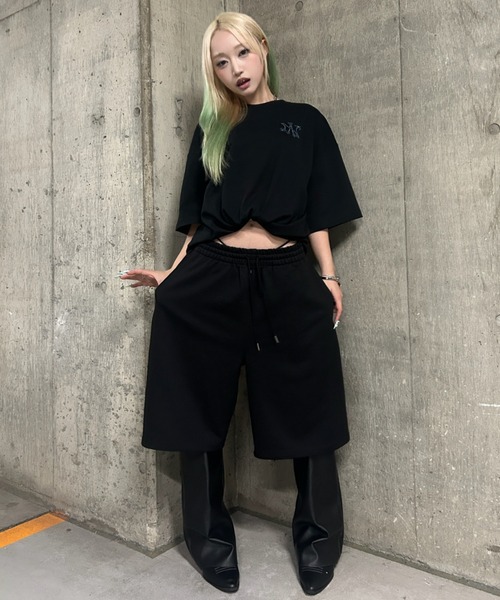 A'GEM9(エージェムナイン)の「A'GEM/9 × .kom 『A'GEM/9/エージェムナイン』 ラインストーンエンジェルTシャツ(Tシャツ/カットソー・レディース・ブラック×ブルー/ブラック×シルバー/ブラック×ピンク・M/L)」の19枚目の写真