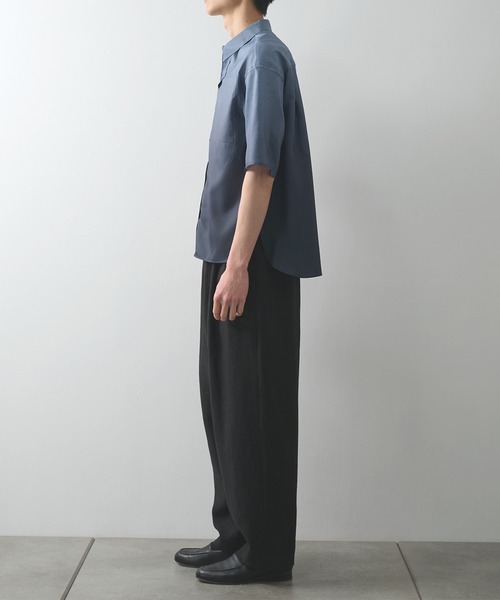 STUDIOUS(ステュディオス)の「【STUDIOUS】GRADATION SHIRTS S.S(シャツ/ブラウス・メンズ・ネイビー/グレー・1)」の10枚目の写真