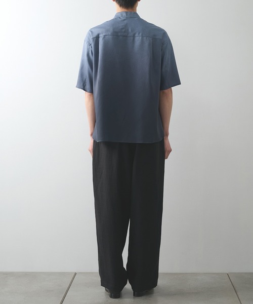 STUDIOUS(ステュディオス)の「【STUDIOUS】GRADATION SHIRTS S.S(シャツ/ブラウス・メンズ・ネイビー/グレー・1)」の11枚目の写真
