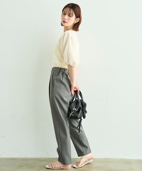 mil(ミル)の「2wayシルエットショルダーバッグ【587270】(ショルダーバッグ・レディース・ブラック/グレイッシュベージュ/ベージュ・ONE SIZE)」の5枚目の写真