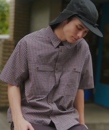 MAISON CLUB(���]���N���u)�́yMAISON CLUB�zFishing Half Sleeve Shirt / �t�B�b�V���O�����V���c(�V���c/�u���E�X)
