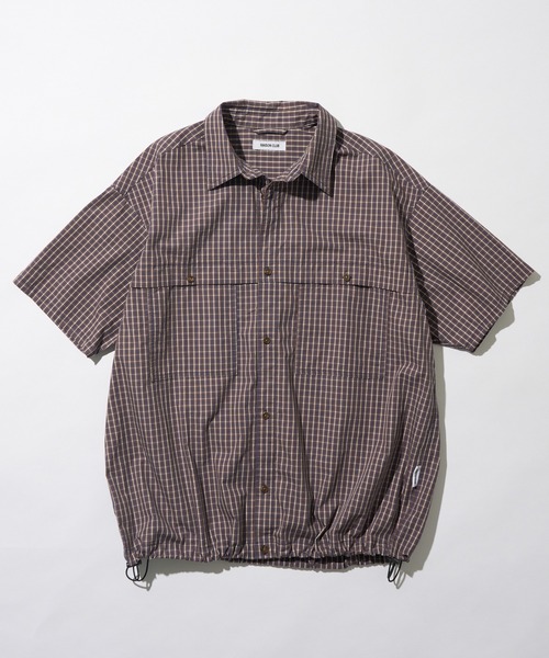 MAISON CLUB（メゾンクラブ）の「【MAISON CLUB】Fishing Half Sleeve Shirt / フィッシング半袖シャツ（シャツ/ブラウス・メンズ・ネイビー/ブルー・L/M）」の10枚目の写真