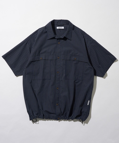 MAISON CLUB（メゾンクラブ）の「【MAISON CLUB】Fishing Half Sleeve Shirt / フィッシング半袖シャツ（シャツ/ブラウス・メンズ・ネイビー/ブルー・L/M）」の19枚目の写真
