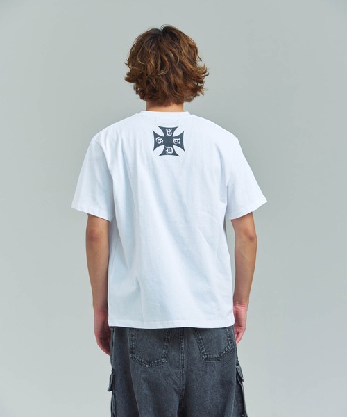 GALLIS ADDICTION(ガリスアディクション)の「GA O.E 刺繍-Print Tee(Tシャツ/カットソー・メンズ・ホワイト/ブラック・M/L)」の8枚目の写真