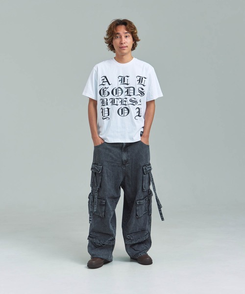 GALLIS ADDICTION(ガリスアディクション)の「GA O.E 刺繍-Print Tee(Tシャツ/カットソー・メンズ・ホワイト/ブラック・M/L)」の11枚目の写真
