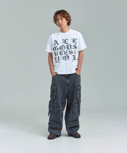 GALLIS ADDICTION(ガリスアディクション)の「GA O.E 刺繍-Print Tee(Tシャツ/カットソー・メンズ・ホワイト/ブラック・M/L)」の12枚目の写真
