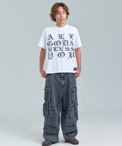GALLIS ADDICTION(ガリスアディクション)の「GA O.E 刺繍-Print Tee(Tシャツ/カットソー・メンズ・ホワイト/ブラック・M/L)」の13枚目の写真