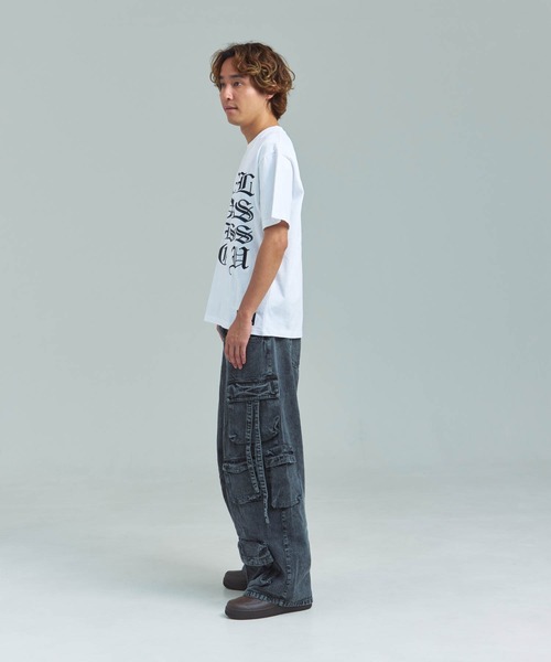 GALLIS ADDICTION(ガリスアディクション)の「GA O.E 刺繍-Print Tee(Tシャツ/カットソー・メンズ・ホワイト/ブラック・M/L)」の15枚目の写真