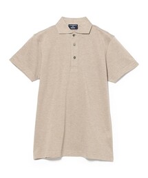 別注】MORGANO / コットン ショートスリーブ ニット ポロシャツ