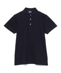 別注】MORGANO / コットン ショートスリーブ ニット ポロシャツ