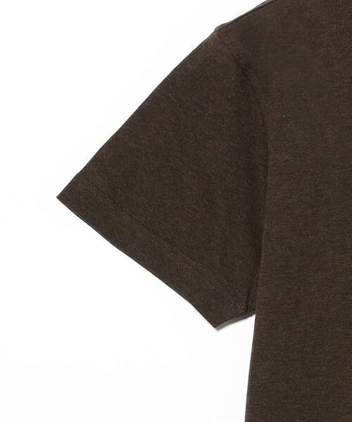 BEAMS F(ビームスエフ)の「【別注】MORGANO / コットン カノコ ショートスリーブ ポロシャツ(ポロシャツ・メンズ・インディゴブルー/ダークブラウン/ベージュ/ネイビー・52/44/46/48/50)」の7枚目の写真