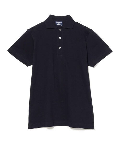 BEAMS F(ビームスエフ)の「【別注】MORGANO / コットン カノコ ショートスリーブ ポロシャツ(ポロシャツ・メンズ・インディゴブルー/ダークブラウン/ベージュ/ネイビー・52/44/46/48/50)」の18枚目の写真