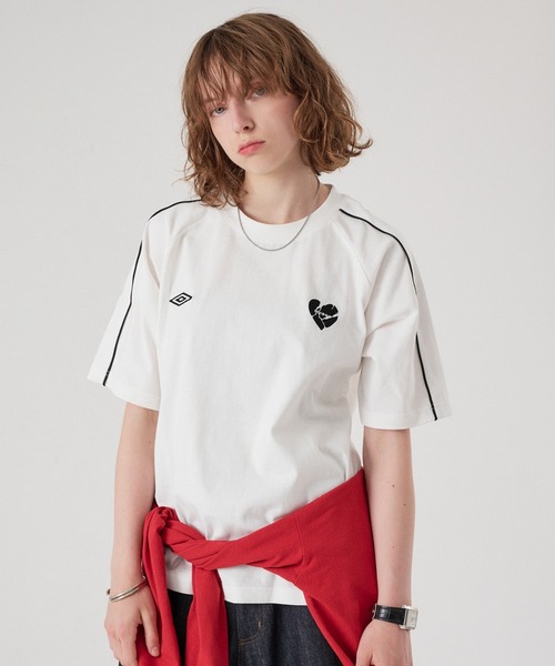 Tシャツ/カットソー（ホワイト/白色系・ワンポイント）ファッション