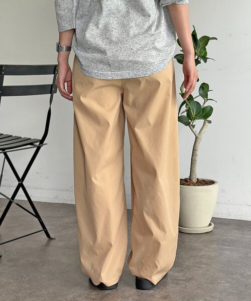 CPCM(シーピーシーエム)の「高機能2タックスラックス(その他パンツ・レディース・グリーン/ベージュ/グレー/ブラック・MEDIUM/LARGE)」の8枚目の写真