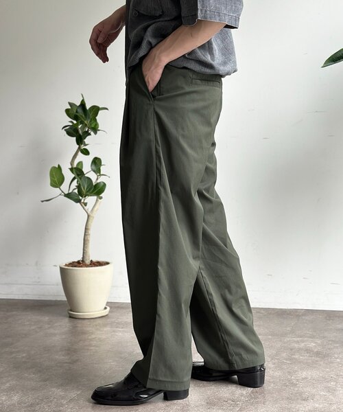 CPCM(シーピーシーエム)の「高機能2タックスラックス(その他パンツ・レディース・グリーン/ベージュ/グレー/ブラック・MEDIUM/LARGE)」の15枚目の写真