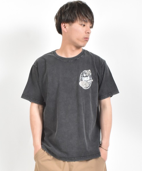 ムラサキスポーツ（ムラサキスポーツ）の「【ムラサキスポーツ限定】MURASAKI ムラサキ × RVCA ルーカ 半袖 Tシャツ BG04AP08（Tシャツ/カットソー・メンズ・ブラック/ホワイト/グレー・S/M/L）」の12枚目の写真