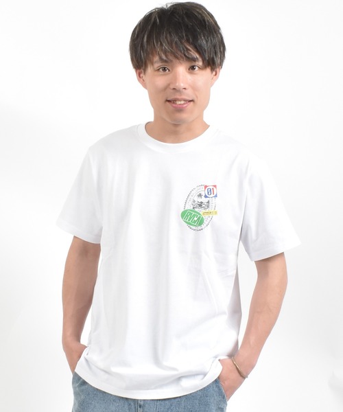 ムラサキスポーツ（ムラサキスポーツ）の「【ムラサキスポーツ限定】MURASAKI ムラサキ × RVCA ルーカ 半袖 Tシャツ BG04AP08（Tシャツ/カットソー・メンズ・ブラック/ホワイト/グレー・S/M/L）」の4枚目の写真