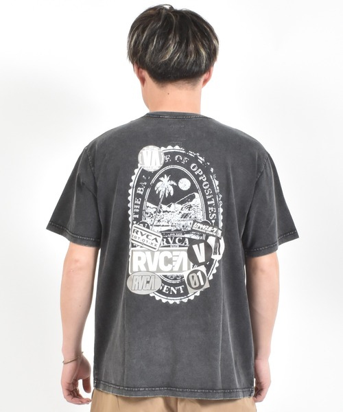 ムラサキスポーツ（ムラサキスポーツ）の「【ムラサキスポーツ限定】MURASAKI ムラサキ × RVCA ルーカ 半袖 Tシャツ BG04AP08（Tシャツ/カットソー・メンズ・ブラック/ホワイト/グレー・S/M/L）」の13枚目の写真