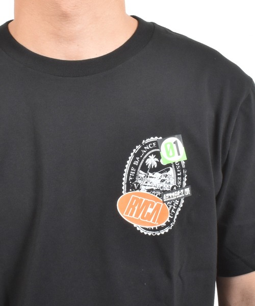 ムラサキスポーツ（ムラサキスポーツ）の「【ムラサキスポーツ限定】MURASAKI ムラサキ × RVCA ルーカ 半袖 Tシャツ BG04AP08（Tシャツ/カットソー・メンズ・ブラック/ホワイト/グレー・S/M/L）」の16枚目の写真