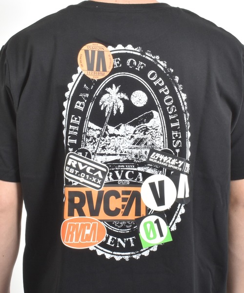 ムラサキスポーツ（ムラサキスポーツ）の「【ムラサキスポーツ限定】MURASAKI ムラサキ × RVCA ルーカ 半袖 Tシャツ BG04AP08（Tシャツ/カットソー・メンズ・ブラック/ホワイト/グレー・S/M/L）」の17枚目の写真