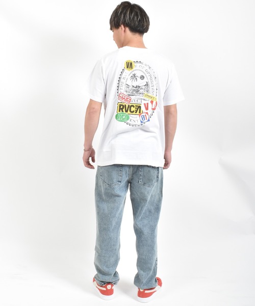 ムラサキスポーツ（ムラサキスポーツ）の「【ムラサキスポーツ限定】MURASAKI ムラサキ × RVCA ルーカ 半袖 Tシャツ BG04AP08（Tシャツ/カットソー・メンズ・ブラック/ホワイト/グレー・S/M/L）」の7枚目の写真