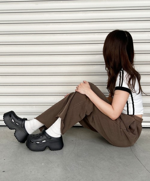 attagirl(アタガール)の「ボリュームソールクロッグサンダル(サンダル・レディース・ホワイト/ブラック・L/M)」の11枚目の写真