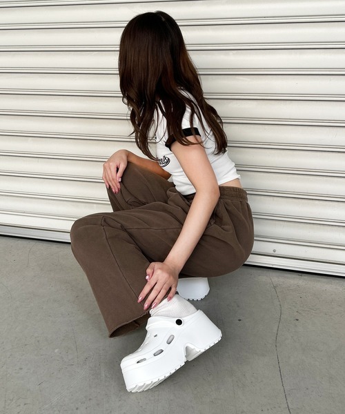 attagirl(アタガール)の「ボリュームソールクロッグサンダル(サンダル・レディース・ホワイト/ブラック・L/M)」の20枚目の写真