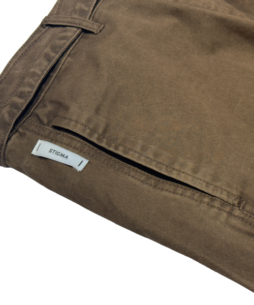 STIGMA(スティグマ)の「WASHED BELT CURVED PANTS BROWN(その他パンツ・メンズ・その他・X-LARGE/MEDIUM/LARGE)」の4枚目の写真