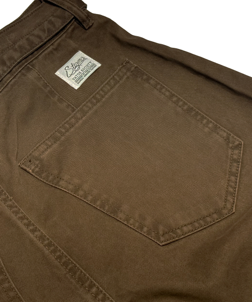 STIGMA(スティグマ)の「WASHED BELT CURVED PANTS BROWN(その他パンツ・メンズ・その他・X-LARGE/MEDIUM/LARGE)」の10枚目の写真