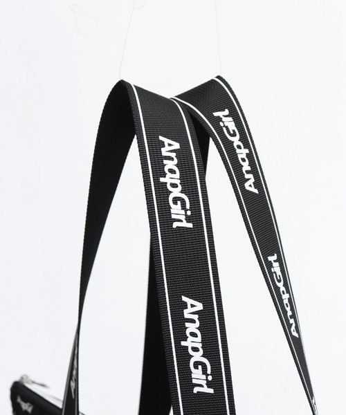 ANAP GiRL(アナップガール)の「2重底 メッシュトート(ショルダーバッグ・キッズ・パープル/ブラック・F)」の14枚目の写真