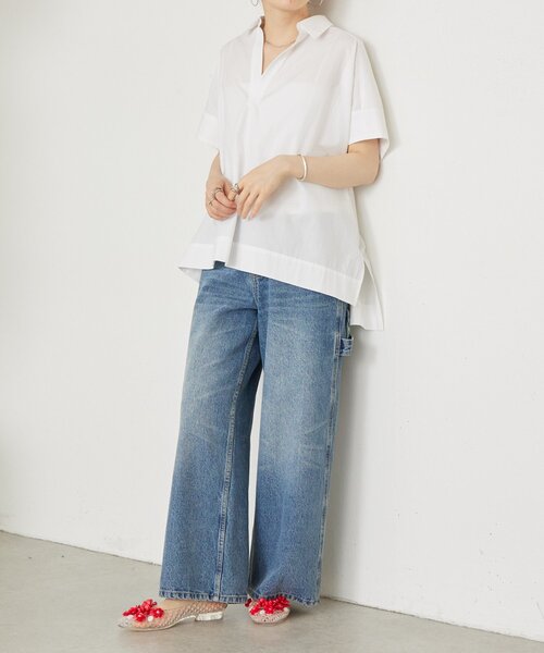 BEARDSLEY(ビアズリー)の「スキッパーテントブラウス(シャツ/ブラウス・レディース・ホワイト・FREE)」の17枚目の写真