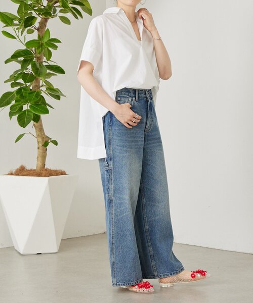 BEARDSLEY(ビアズリー)の「スキッパーテントブラウス(シャツ/ブラウス・レディース・ホワイト・FREE)」の19枚目の写真