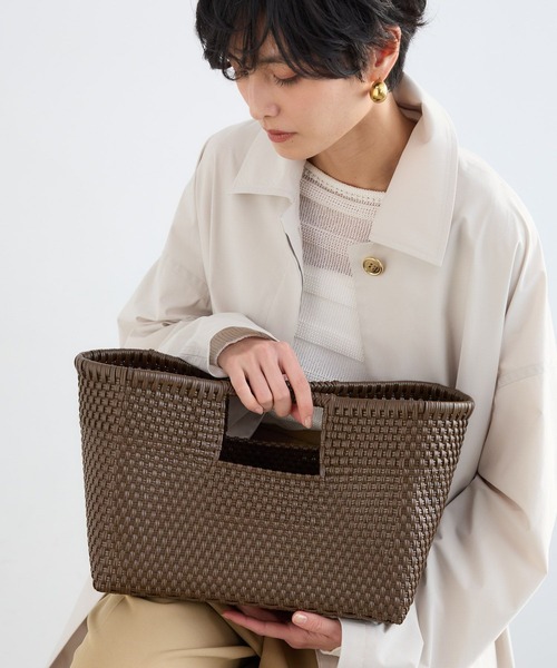 VELETTO(ベレット)の「VELETTO(ヴェレット) / メルカドバッグ【Oggi掲載アイテム】(ハンドバッグ・レディース・ブラウン/ベージュ・FREE)」の10枚目の写真