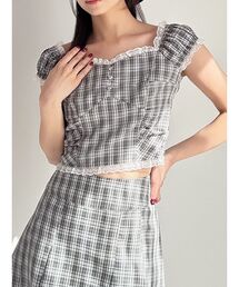 コルセットパフブラウス【セットアップ着用可能】