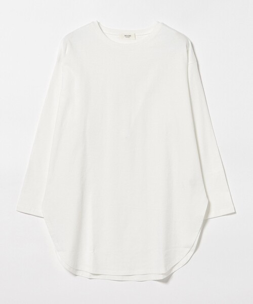 BEAMS HEART(ビームスハート)の「Vネック ベスト ロングTシャツ セット(Tシャツ/カットソー・レディース・チャコールグレー/ブラウン/グレー・FREE)」の12枚目の写真
