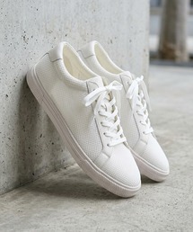 TETE HOMME | 5.5cm ヒールアップ メッシュレザースニーカー / スタイルアップ メッシュレザーシューズ(スニーカー)