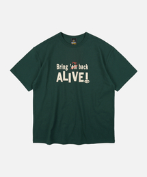 BRING ME BACK ALIVE HALF TEE _ GREEN