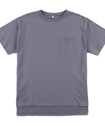 【spiritoso】20/-天竺 ポケット付き Uネック Tシャツ(無地)