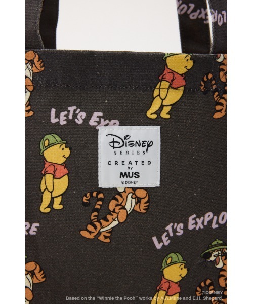 Disney SERIES CREATED by MUS（ディズニーシリーズクリエイテッドバイエムユーエス）の「MD EXPLORE トートバッグ / POOH（トートバッグ・レディース・ブルー系その他/イエロー系その他/ブラック系その他/ホワイト系その他・FREE）」の12枚目の写真