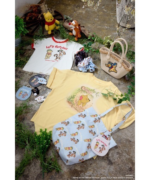 Disney SERIES CREATED by MUS（ディズニーシリーズクリエイテッドバイエムユーエス）の「MD EXPLORE トートバッグ / POOH（トートバッグ・レディース・ブルー系その他/イエロー系その他/ブラック系その他/ホワイト系その他・FREE）」の5枚目の写真